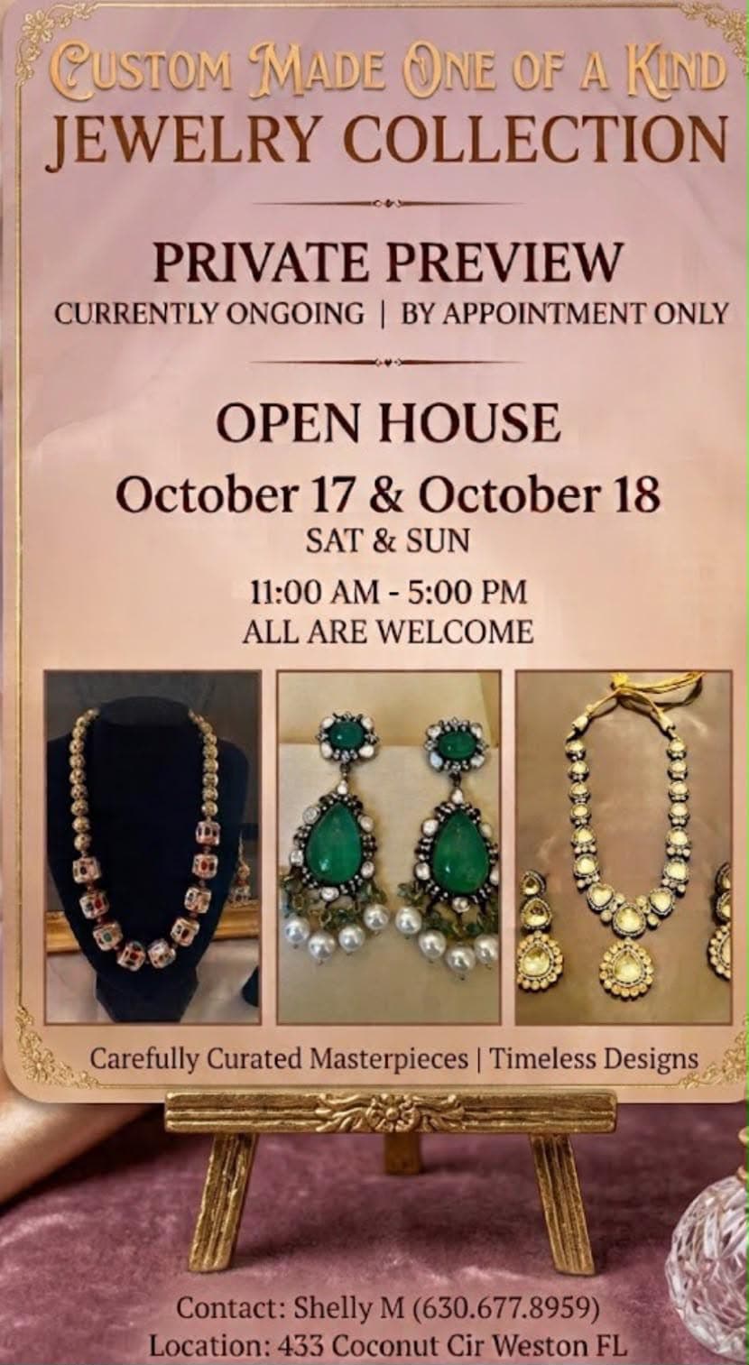 Flyer: One-of-a-kind Jewelry Collection, Shelly M